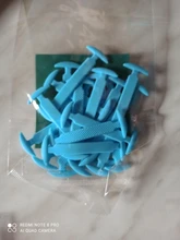 16 unids/set elástico de silicona de los cordones de los zapatos especiales corbata de cordón cordones niños adultos Zapatillas de deporte rápido Cordón de zapato de goma de Zapatillas