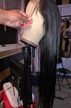Pelucas de cabello humano peruano para mujeres negras, 28, 30, 32 pulgadas, 13x4, prearrancado con pelo de bebé, peluca de encaje Frontal, Remy