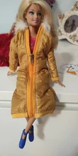 Bastante largo abrigo de algodón vestido para muñeca Barbie ropa Parka para 1/6 BJD muñeca de juguete ropa de invierno chaqueta muñecas accesorios regalo