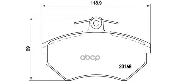 Тормозные Колодки Передние Brembo P85011 Brembo арт. P85011