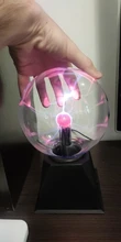 Lighting Decor Touch-Lamp Plasma-Ball Crystal Led-Night-Light Christmas Novelty Magic