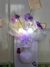 Lamp Mushroom Night-Lighting LED Romantic Lilac Home-Art-Decor Colorful Us/eu-Plug Lovely