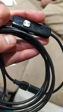 Cámara endoscópica flexible IP67, impermeable, cable flexible de 1 o 2 m, diámetro de 5.5 o 7 mm, boroscopio para inspección de instalaciones húmedas, para Android o PC portátil, 6 luces LED, ajustable