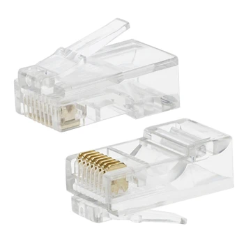 

Connectors RJ-45 8P8C cat.5e with insert (packing 100 pcs)