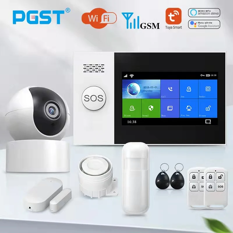 pgst-pg-107-tuya-wireless-home-wifi-gsm-home-security-with-motion-detector-sensor-burglar-alarm-system-app-control-support-alexa
