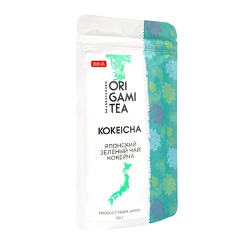 

Japanese green tea origami tea "kokaicha", leaf, 50 gr