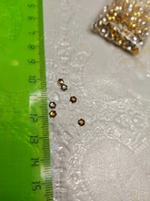 Mini flores de filigrana para fabricación de joyas, cuentas de pétalos doradas de seda, accesorios, espaciador de extremo a granel, tapa de cuentas de abalorios, 1000 Uds.