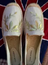 Flat-Shoes Platform Womens Espadrilles Zapatillas Slip-On Casual Rubber Hemp Mujer Floral