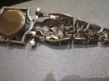 De la mujer pulsera de plata antigua pulsera reloj gris Diamante de imitación acero reloj con correa para mujer esfera redonda mujer reloj de cuarzo mujer reloj regalo