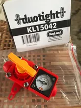 Válvula de descarga Duotight - Blowtie 2, alivio de presión con manómetro integrado, 0-15psi y 0-23psi, KL15042