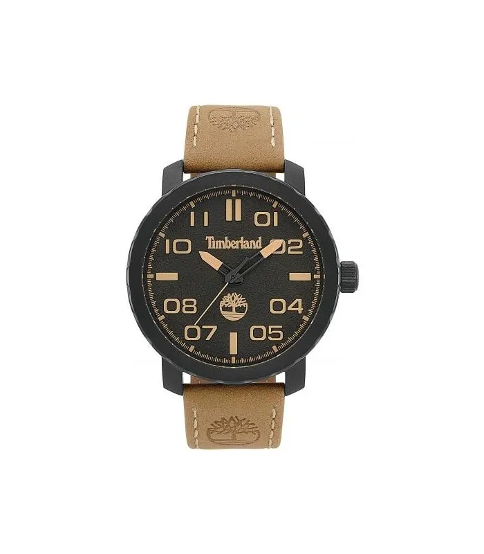 TIMBERLAND часы WELLESLEY 3H BLACK KHAKI TBL.15377JSB/02