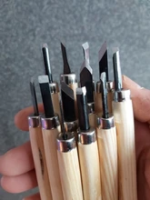 12 uds/8 uds/6 uds talla de madera profesional cuchillo cincel herramienta de mano de básicos detallados de los carpinteros marcas GYH