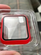 Funda + vidrio templado para Apple Watch, Protector de pantalla, funda de protección para iwatch Series 3 2 38/42mm, 40/44mm, 6 SE 5 4