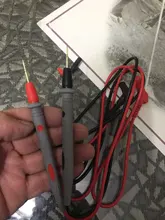 Sonda multímetro Digital de silicona suave, cable de aguja de punta Universal, con clip de cocodrilo para multímetro LED, 1 par