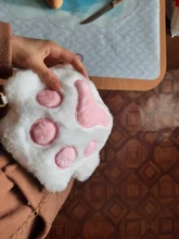 Bolso bandolera con cremallera y cadena con pata de oso para niña, monedero de felpa suave para niño pequeño, accesorios para bebé