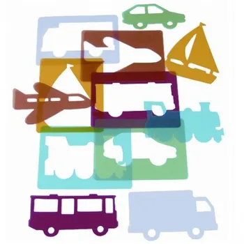 

TEMPLATES ASSORTED TRANSPORTS FOR DAY CARE CENTERS AND COLLEGES colors translucent