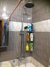 Mixer Tap Faucet-Set Hand-Sprayer Rainfall Shower Frap Bathroom Chrome-F2416 Wall-Mounted