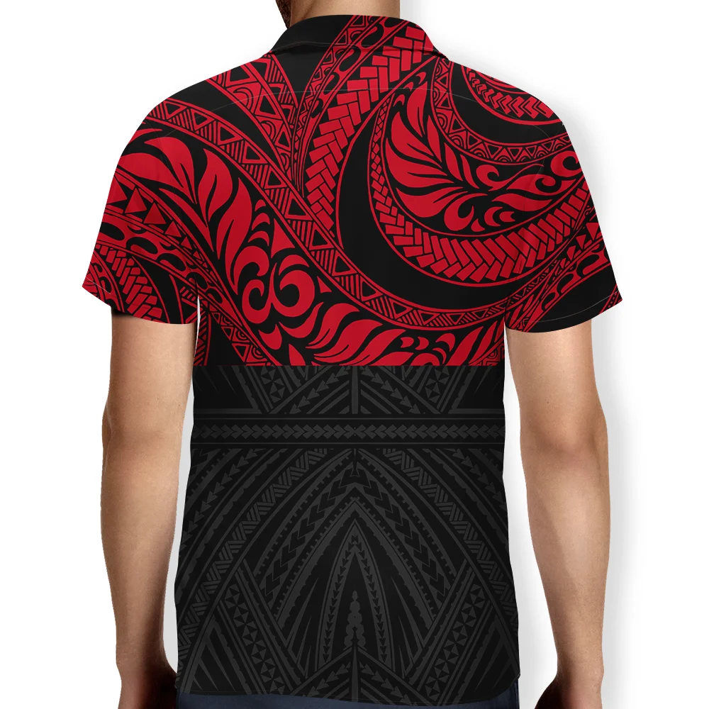 best short sleeve button down shirts Pocket Shirt Spring Men Short Sleeve Shirts Samoan Summer Viking Autumn Print Plus Size Puletasi Classics High Quality best short sleeve button down shirts