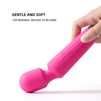 Wireless Dildos AV Vibrator Magic Wand Vibrators for Women Clitoris Stimulator USB Rechargeable G-Spot Massager Goods Sex Toys 2