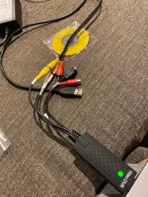 Adaptador de captura de Audio, tarjeta de vídeo de TV, DVR, USB 2,0, 4 canales, DVD, VHS, novedad, envío gratis