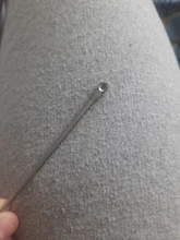 Agujas de acero inoxidable para la eliminación de acné, Extractor de espinillas, granos, plata, cuidado de la piel Facial, herramientas de tratamiento para el acné, 1 Uds.