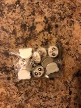 Nuevo pequeño conejo lindo Oso de Arte de uñas decoración jalea de decoración para uñas creativa giro encantador manicura bricolaje Accesorios