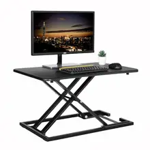 Standing Desk Height Adjustable Converter Sit to Stand table Stand up Office Workstation Table for Computer Monitor