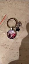 Llavero personalizado con foto de perro, colgante de cristal de perro y amor, Mini llavero de corazón, llave de coche, regalo de recuerdo