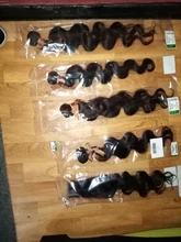 Extensiones de cabello humano con ondas corporales, cierre de encaje, cabello brasileño Remy, ondulado, 3/4 mechones con cierre, extensión de 30 pulgadas