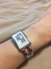 XINHUA-Reloj de pulsera de cuarzo para Mujer, pulsera informal de plata de cristal a la moda, de acero inoxidable, brazalete de Mujer