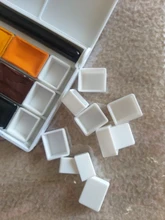 Mini caja vacía de 6/12/24/36/48 Uds. Para acuarelas, para artistas, estudiantes y principiantes