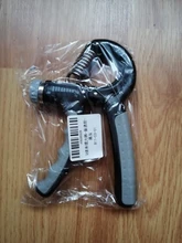 Empuñadura de mano ajustable en forma de R, expansor de fuerza deportiva, para ejercicio contador de fuerza, pinza de dedo