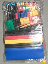 Tubo retráctil de poliolefina para protección de cables, conjunto de tubo termorretráctil, en diferentes colores/negro, surtido de encogimiento de calor de amplia aplicación en cableado