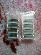 8 unids/pack de los hombres de la maquinilla de afeitar de seguridad cuchillas cuidado facial cuchillas de afeitar Manual de Cassette para gillettee mache 3