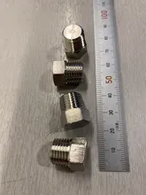 1/8 1/4 3/8 1/2 3/4 1 1-1/4 1-1/2 2 BSP NPT Male 304 Stainless Steel Countersunk