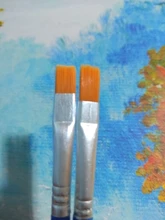 12 Uds. De pinceles de nailon para pintar, accesorios de arte para niños, pincel para pintar con acuarela, artículos de dibujo artístico