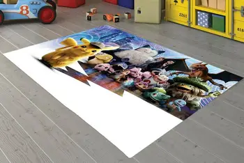 

Pokemon Patterned Carpet ,Non Slip Floor Carpet,Teen's Carpet,Turkish Rug