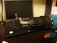 Adaptador de brocas de ángulo magnético, 1/4 pulgadas, destornillador, mandriles y llaves inglesas, adaptador de taladro de ángulo ajustable de 105 grados