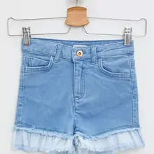 Дефакто; Джинсовая юбка для девочек; летняя детская одежда в стиле пэчворк для девочек-подростков; детские джинсовые короткие юбки для подростков; L2748A619HS