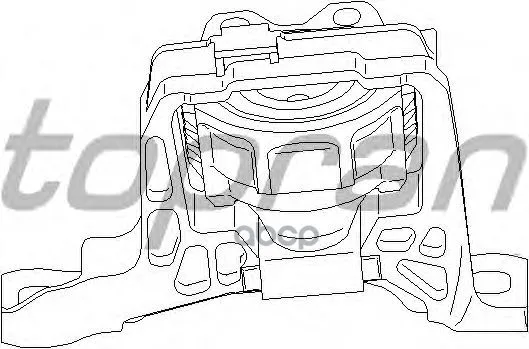 Опора Двигателя Ford Focus Ii 1.8-2.0 Пер.Прав. Topran 304024755 topran арт. 304024755