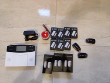 Sistema de alarma para el hogar, kit de sensor de sirena con control remoto, aplicación Android con cable e inalámbrico, LCD de seguridad, PSTN, Wifi y gsm