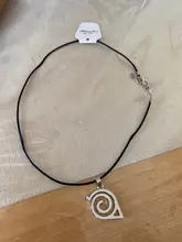 Colgante de Metal con diseño de nube roja para hombre y mujer, collar, Gargantilla, estilo Anime japonés, Akatsuki, 1 Uds.