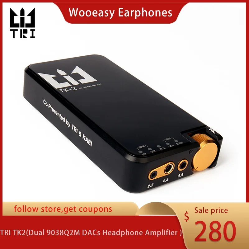 Три TK2 Dual 9038Q2M DACs усилитель для наушников сбалансированные Hi-Fi наушники гарнитура