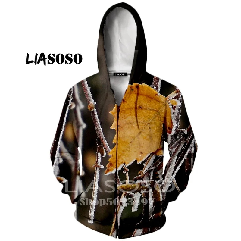 Liasoso, новинка, мужские толстовки, 3d принт, мертвые листья, дерево рок, повседневный спортивный дизайн, Осень-зима, длинный рукав, кардиган с капюшоном