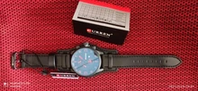 CURREN-Reloj deportivo estilo militar de cuarzo para hombre, cronógrafo con fecha y correa de cuero, marca superior de lujo, negocios, regalo, 8225