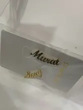 Pendientes personalizados con el nombre, par de pendientes, con cierre de tuerca, personalizados con el nombre, para mujeres