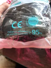 Mascarilla FFP2 de 5 capas, máscara facial protectora higiénica, reutilizable, KN95, FPP2