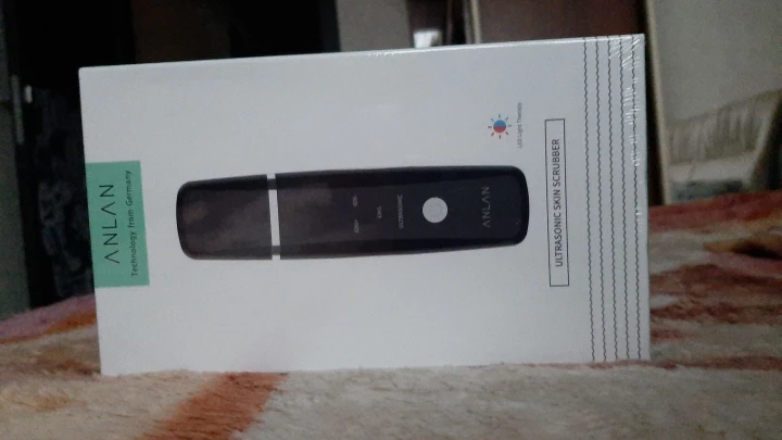 Отзыв о товаре ANLAN Ультразвуковой скрабер скруббер, ионная лопатка для чистки лица, пилинг, лифтинг для лица, удаление угрей, терапия красным светом для удаления черных точек blackhead remover узи чистка ультразвуковая чистка лица от пользователя S***O