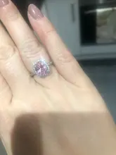 CC Anillos para las mujeres de la Boda nupcial Anelli joyería de moda anillo de compromiso de oro blanco Anillos de Color CC595