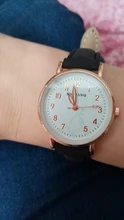 Reloj luminoso de noche brillante para mujer, Relojes de Cuero sencillos y pequeños, caja de reloj de cuarzo, pulsera para niña